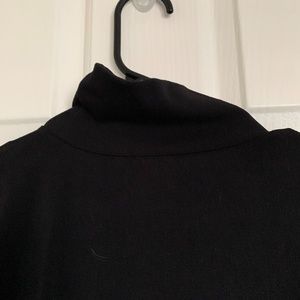 Soft Black Turtleneck Long Sleeve Shirt